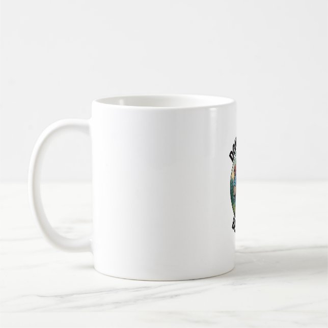 Tröga vandringslaget Skynda långsamt Var glad Njut Kaffemugg (Vänster)