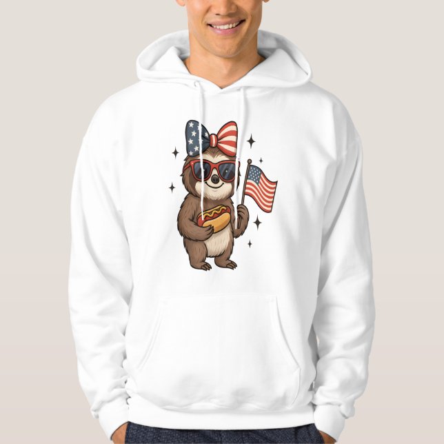 Trögdjur 4 juli hoodie (Framsida)