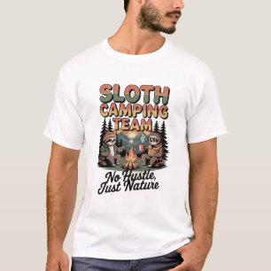 trögdjur camping lag med naturen t shirt