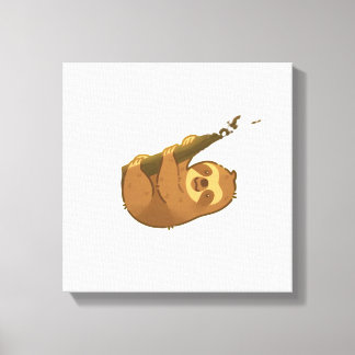 Trögdjur i hans lilla träd Klassisk T-Shirt Canvastryck