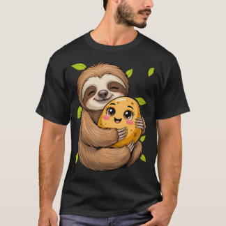 Trögdjur Med Potatis Grönsak Söt T Shirt