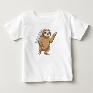 Trögdjur som brud med slöja t shirt