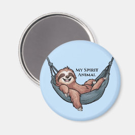 Trögdjur som slappnar av magnet