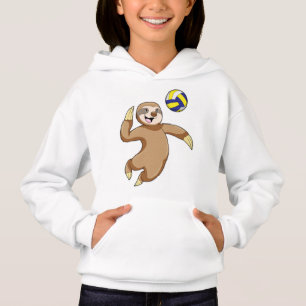 Trögdjur som volleybollspelare med volleyboll t shirt