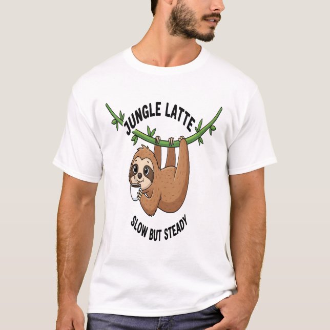 Trögdjurets morgonkaffe t shirt (Framsida)
