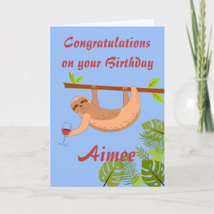 Trögdjursfödelsedag Grattis viklad gratulationskor Kort