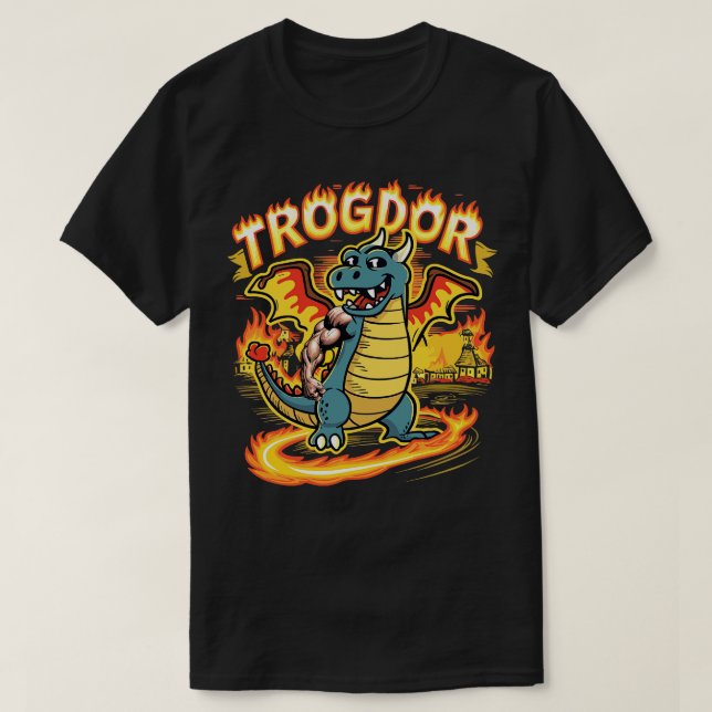 Trogdor, Burninator Dragon T Shirt (Design framsida)