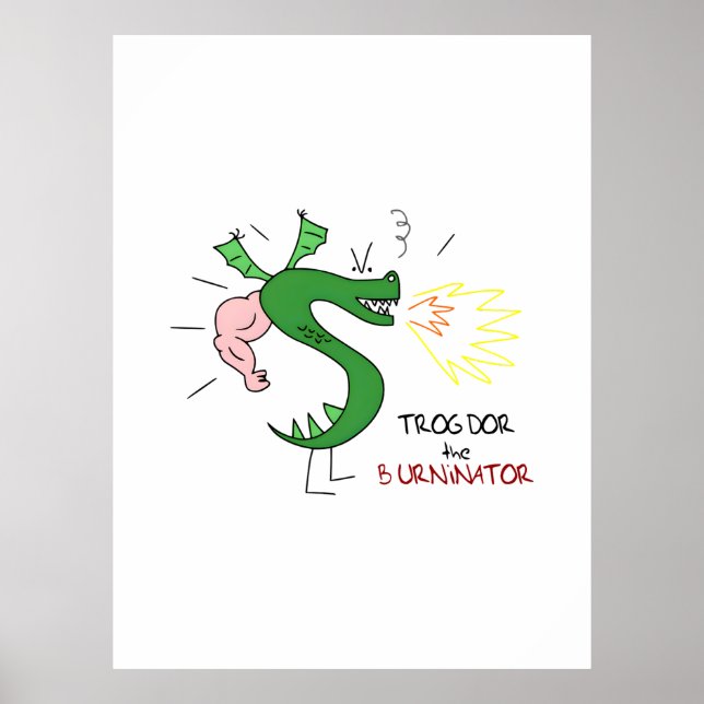 Trogdor The Burninator Poster (Framsidan)