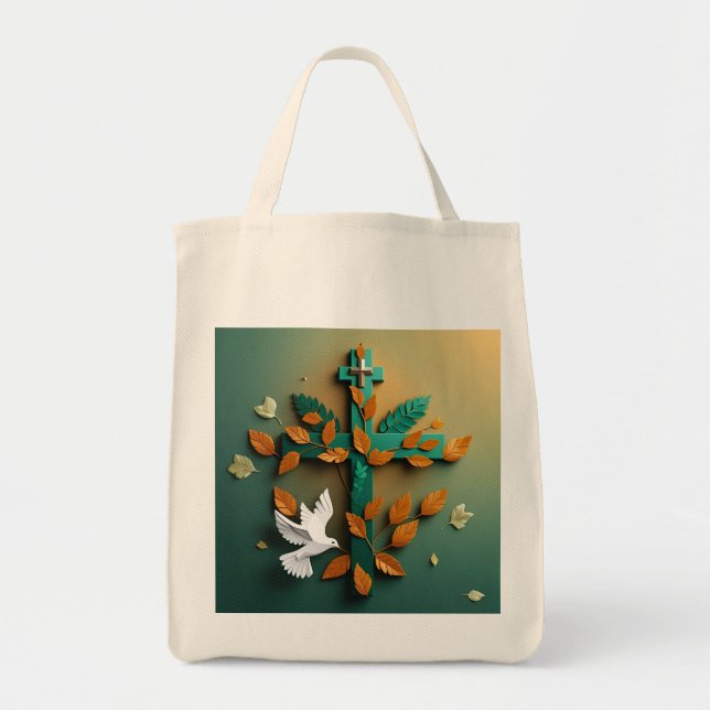 Trogen Leaf-Tote Tygkasse (Framsidan)