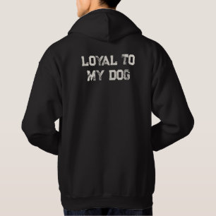 "Trogen Mot Min Hund " Fars dag Födelsedagspresent Hoodie