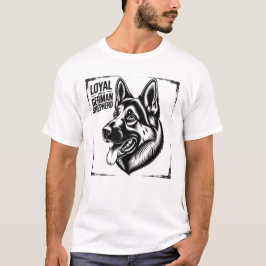 Trogen som en tysk schäferhund skjorta - Hundälska T Shirt