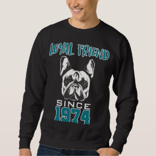 Trogen vän sedan 1974 lång ärmad tröja
