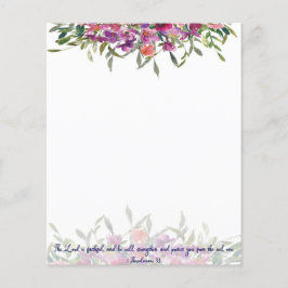 Trogen vattenfärg blommig bakgrund