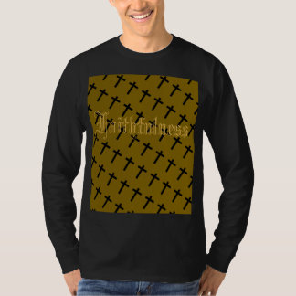 Trogenhet frukt av anden svart långärmad t shirt