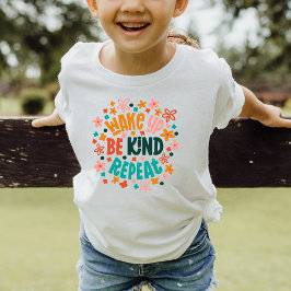 Tröghetsfärgad Blommigt Typografi T Shirt