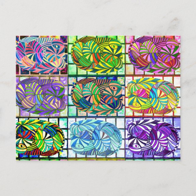 Tröghetstillstånd för trilobit vykort (Framsida)