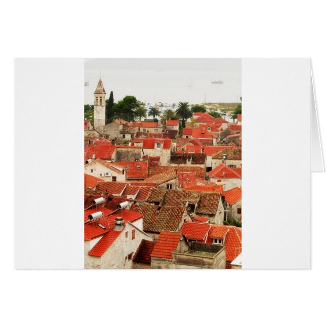 Trogir 4 hälsningskort (Framsidan Horizontal)
