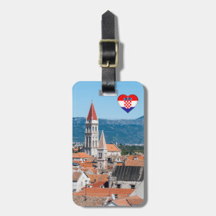 Trogir historiska stad - Dalmatien, Kroatien Bagagebricka