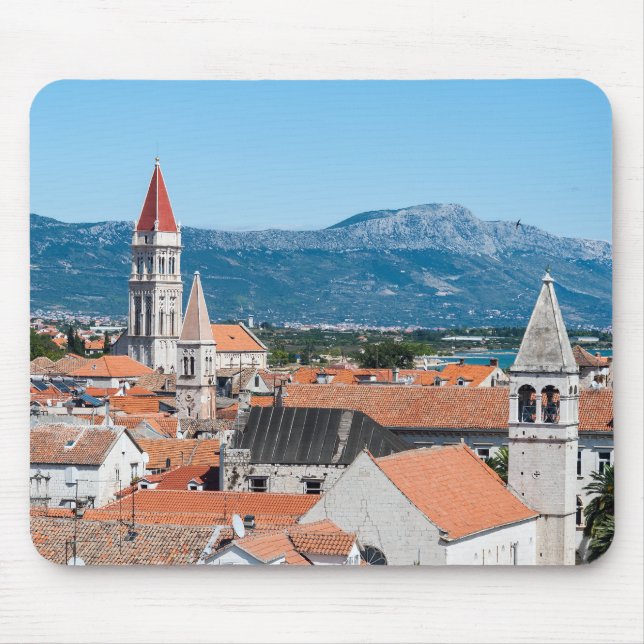 Trogir historiska stad - Dalmatien, Kroatien Musmatta (Framsidan)