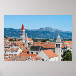 Trogir historiska stad - Dalmatien, Kroatien Poster