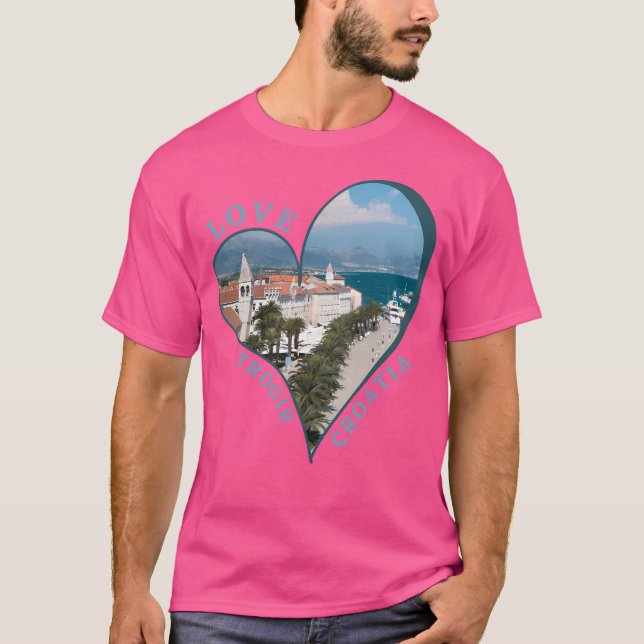 Trogir Kroatien T Shirt (Framsida)