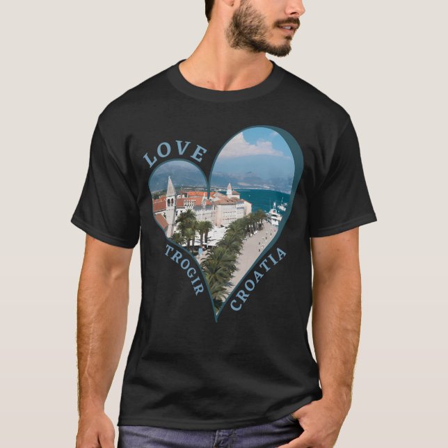 Trogir Kroatien T Shirt (Framsida)