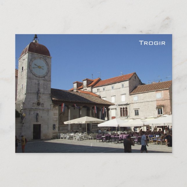 Trogir - Kroatien Vykort (Framsida)
