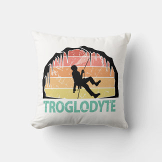 Troglodyte - Funny Cave Spelunking Speleology Kudde