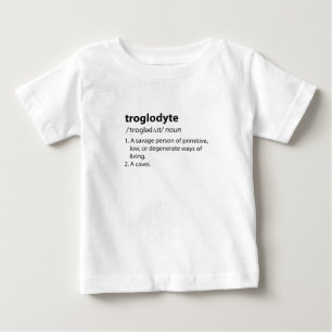 Troglodyte - Lustigt definitionstecken Speleologi T Shirt