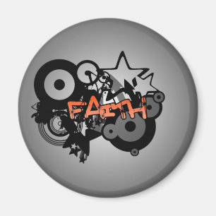 TROgrafittikonst Magnet