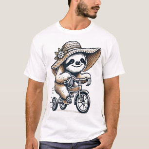 Trögt djur cyklar t shirt