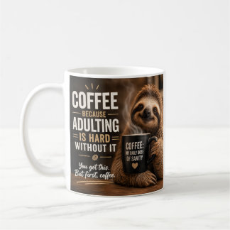 Trögt djur med en intressant vy mot kaffe kaffemugg
