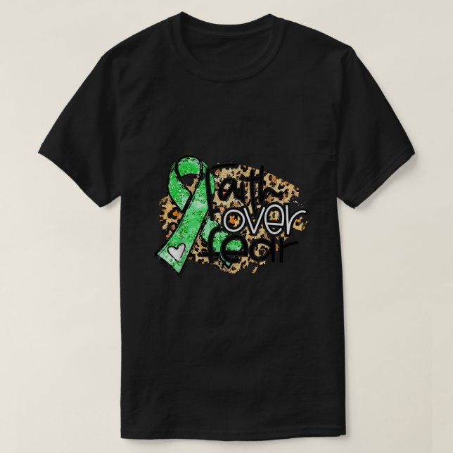 Trohet över rädslans medvetande Leopard Bile Duct  T Shirt (Design framsida)