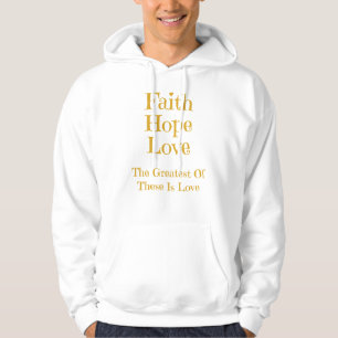 Trohopp- och kärlekmanar Hoodie