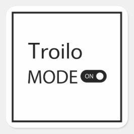 Troilo mode rolig Tanguero Tango Dansare Milonga Fyrkantigt Klistermärke