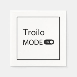 Troilo mode rolig Tanguero Tango Dansare Milonga Pappersservett