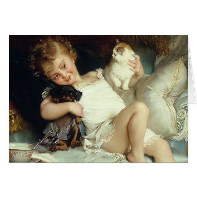 Trois Amis Hälsningskort (Framsidan Horizontal)