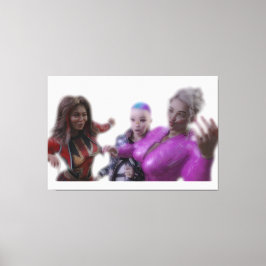 Trois Drôles de Dames Canvastryck