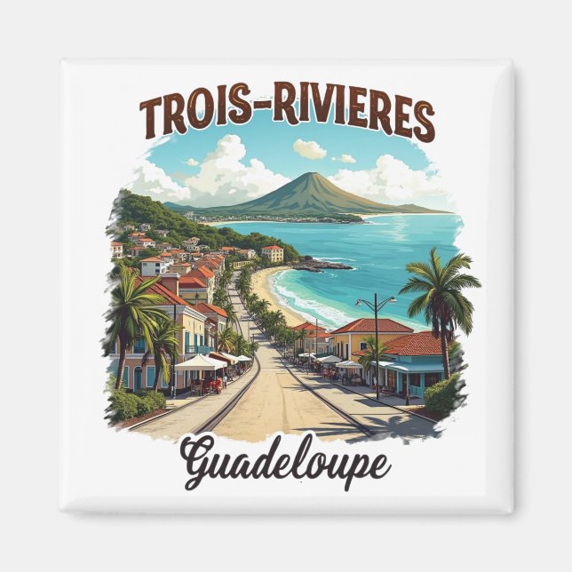 TROIS-RIVIERES GUADELOUPE MAGNET (Framsidan)