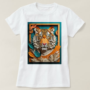 Tröja 3D Papper konstdesign T-shirt