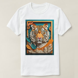 Tröja 3D Papper konstdesign T-shirt