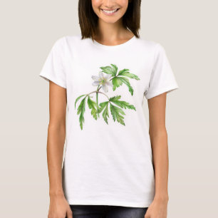 Tröja av trä, anemon bra art t-shirt