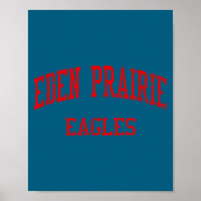 Tröja Eden Prairie High School Hs Poster (Framsidan)