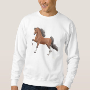 Tröja för fjärdSaddlebred häst Lång Ärmad Tröja