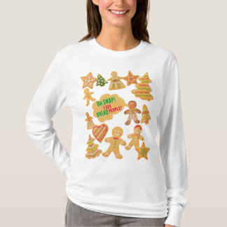 Tröja för jul för brödfolk pepparkaka ful