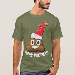 Tröja för jul för Emoji Santa poop ful