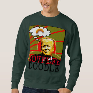 Tröja för jul för trumfCovfefe klotter ful Lång Ärmad Tröja
