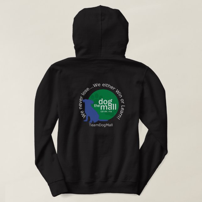 Tröja för laghundmall hoodie (Design baksida)