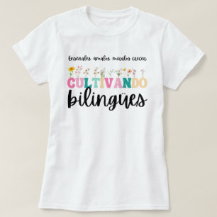 Tröja för lärare, Maestra Shirt, Cultivando Biling