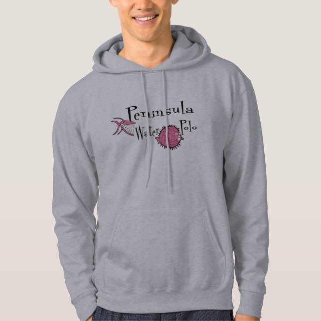 Tröja för peninsulavattenPolo - design 2 Med Luva (Framsida)